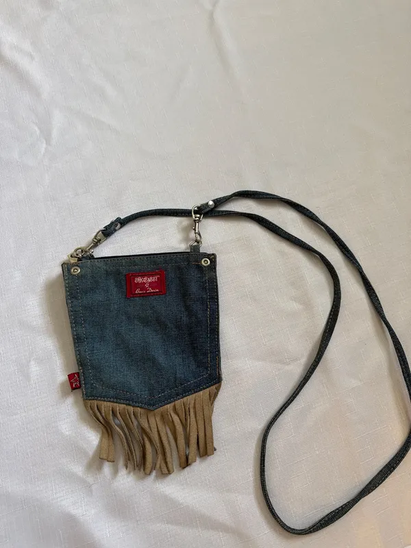 Y2K Fringe Jean Purse