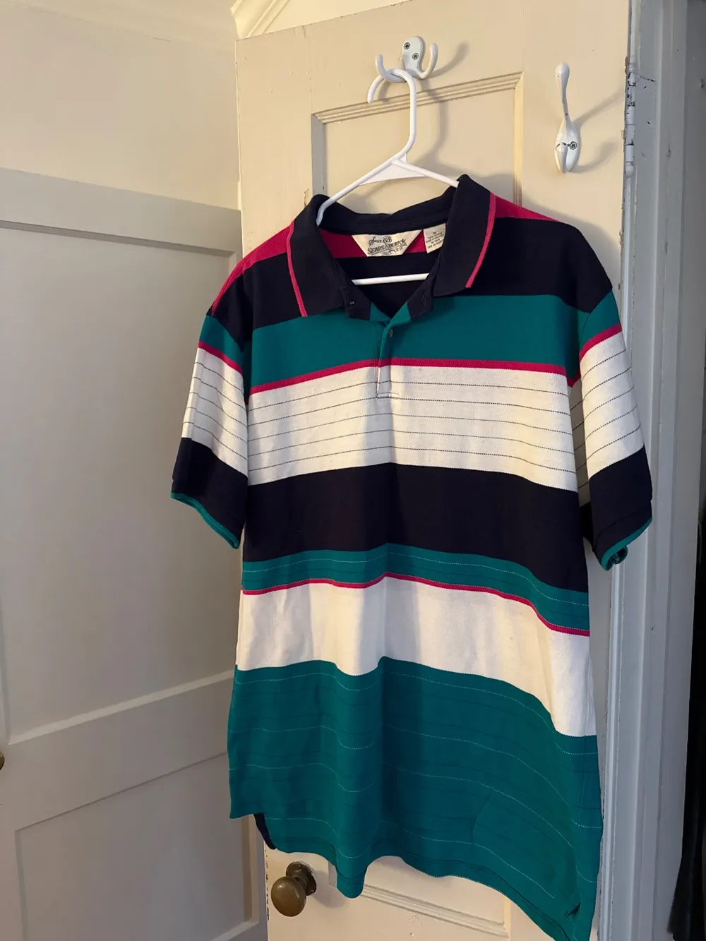 90s Striped Sear’s Polo photo 1