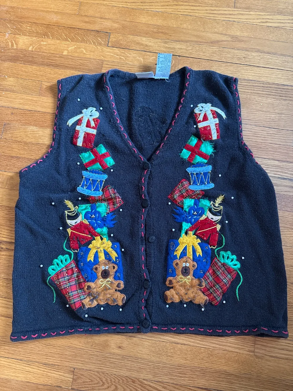 2000s Christmas Present Vest photo 1