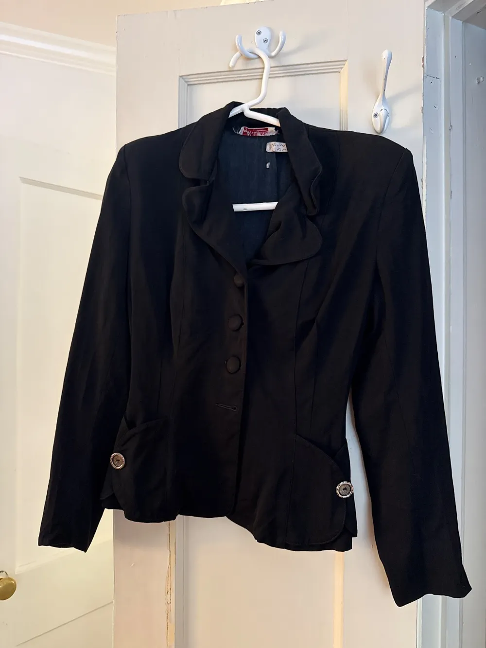 40s Black Fitted Blazer photo 1