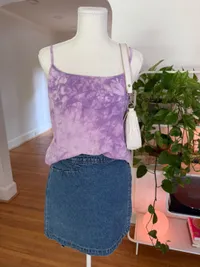 90s Purple Tie-Dye Tank Top thumbnail 1