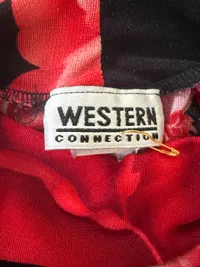90s Pink & Black Rose Sleeveless Top thumbnail 7