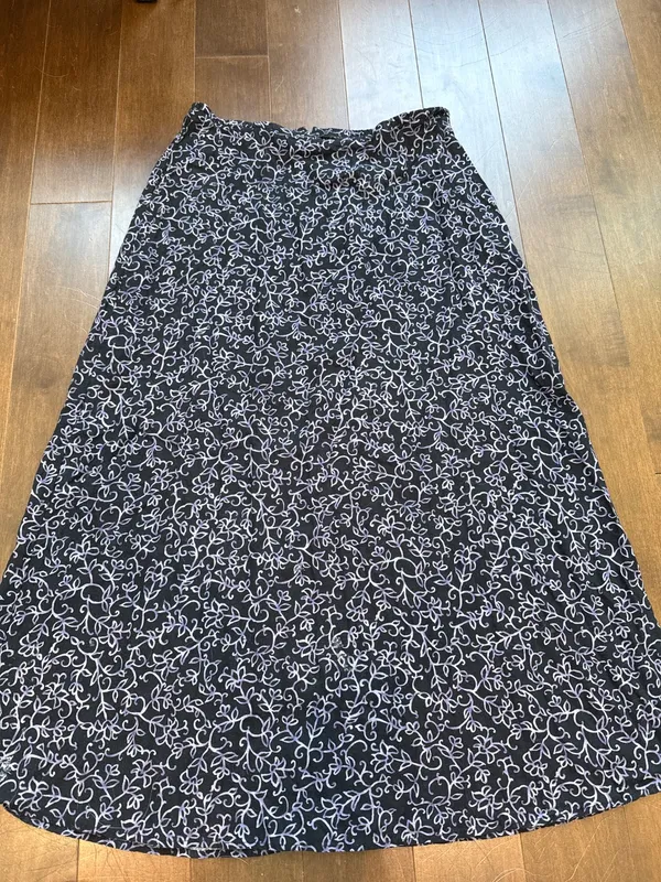 2000s Black & Purple Skirt