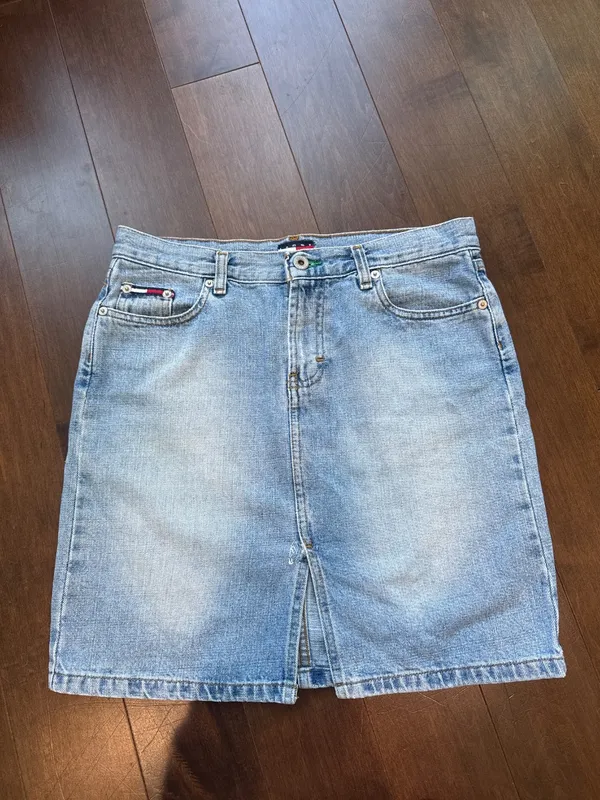 2002 Tommy Denim Skirt