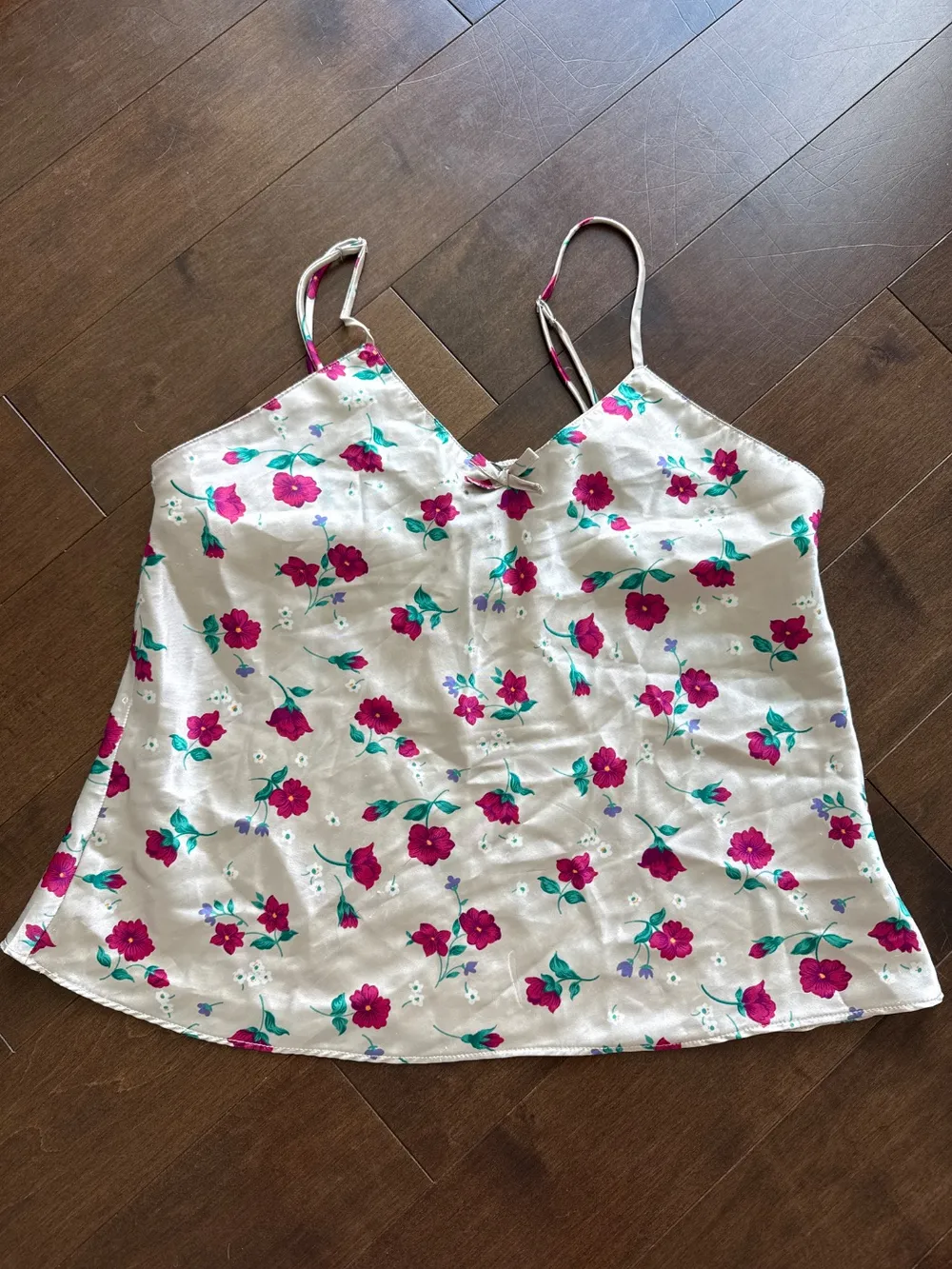2000s Floral Slip Cami Top photo 1