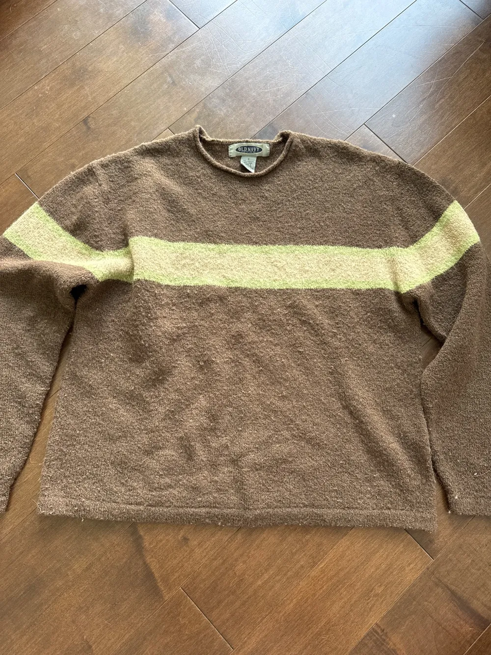 90s Brown & Green Old Navy Striped Sweater photo 1