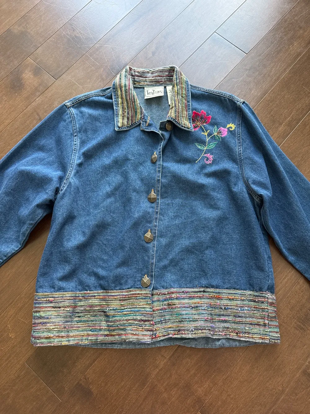 2000s Funky Art Teacher Denim Jacket photo 1