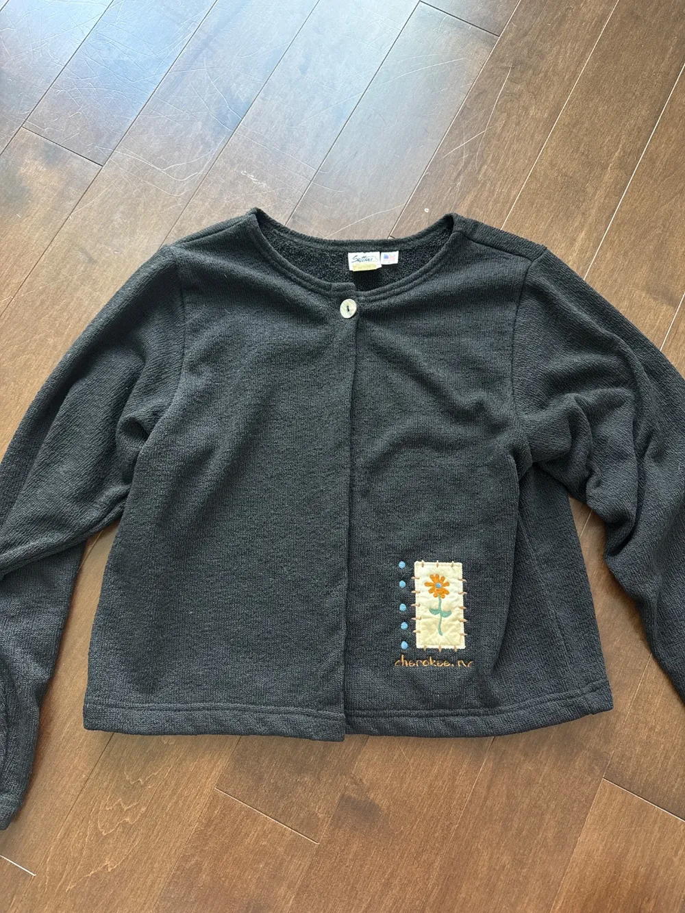 90s Black Cherokee Cardigan photo 1