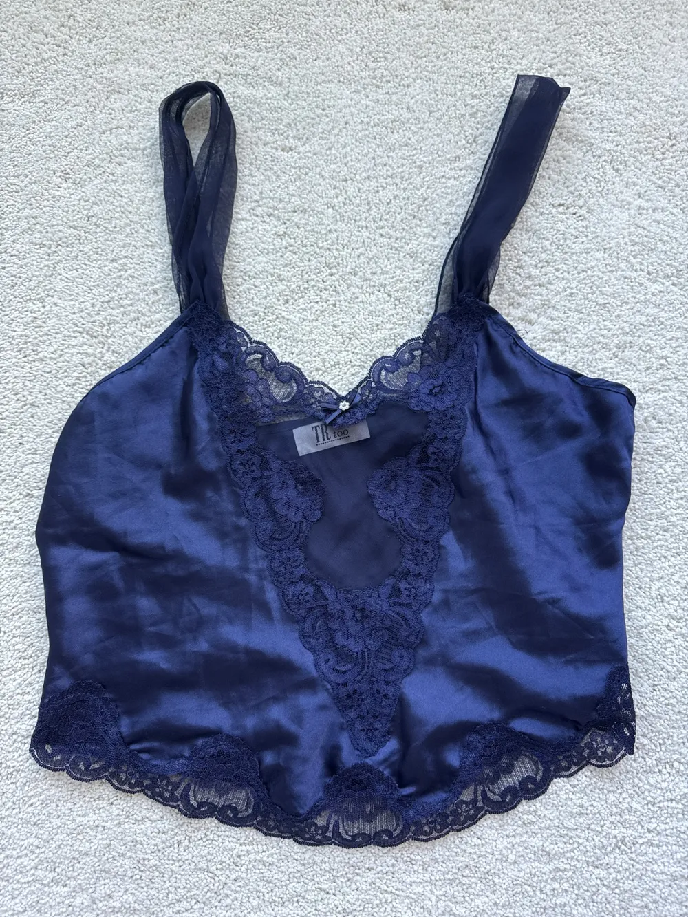 90s Purple Lace Cami photo 1