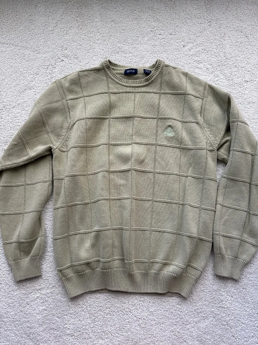 90s Sage Green Izod Sweater photo 1