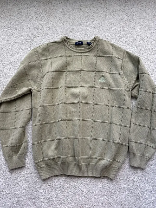 90s Sage Green Izod Sweater