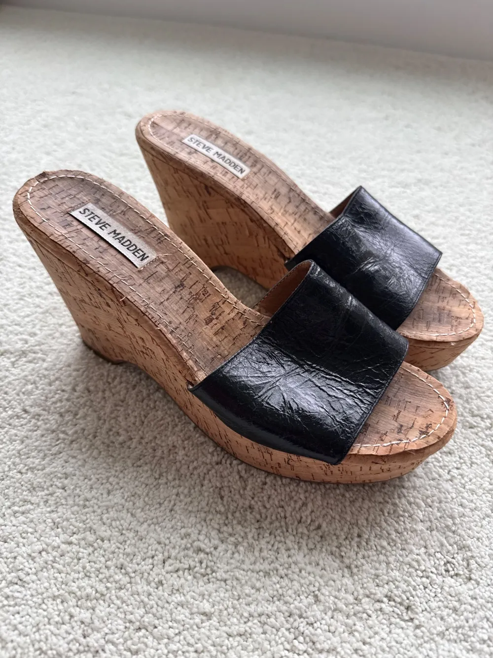 Steve Madden Cork Wedges photo 1