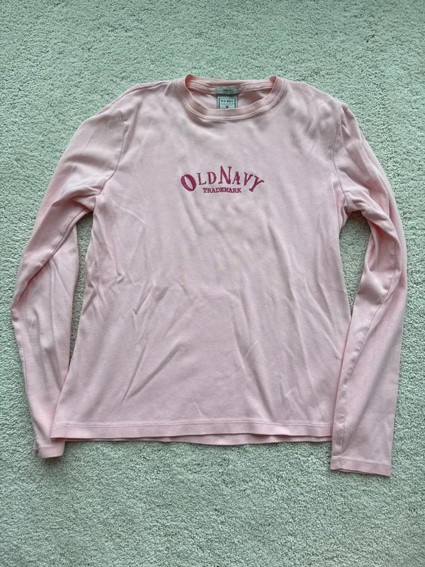 2005 Pink Old Navy Long-Sleeve Top