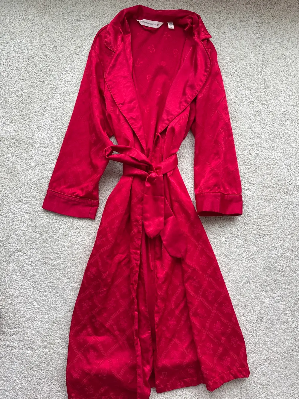 90s Red Victoria’s Secret Robe photo 1