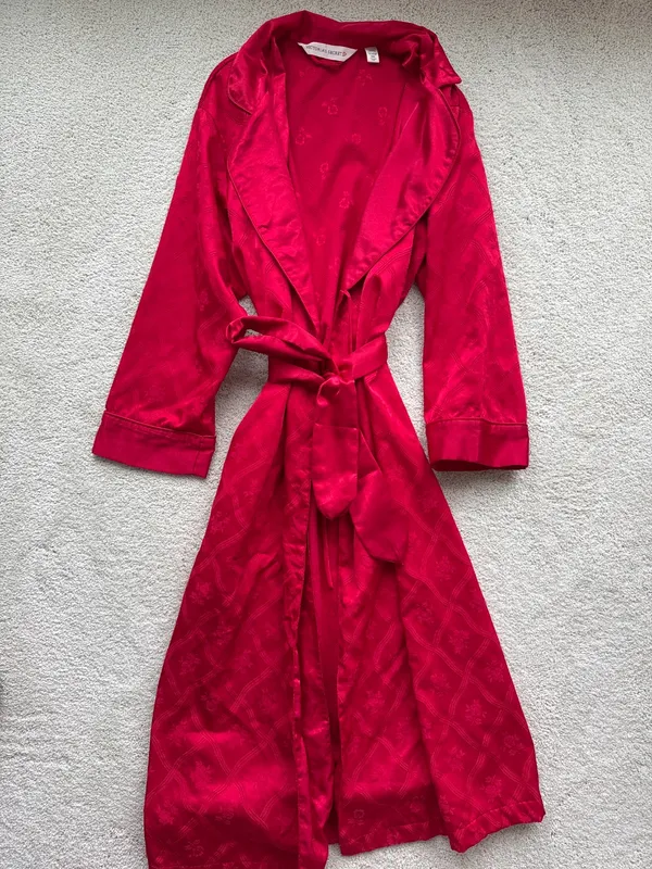 90s Red Victoria’s Secret Robe