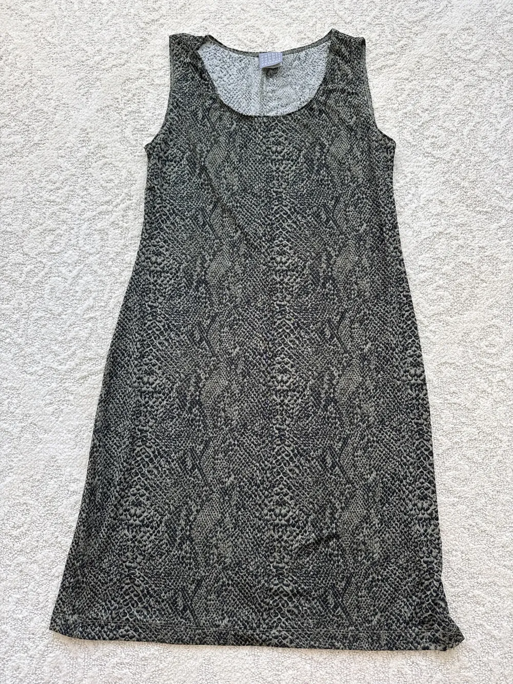 90s Snake Print Dress photo 1