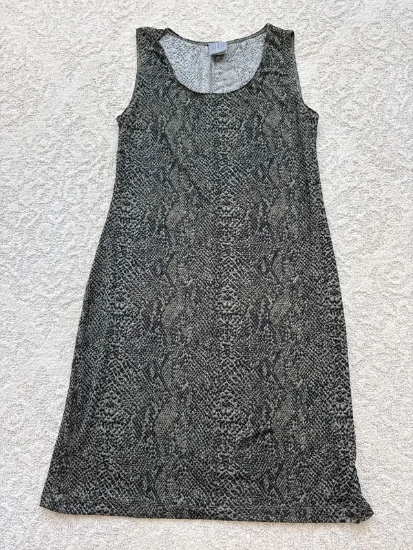 90s Snake Print Dress
