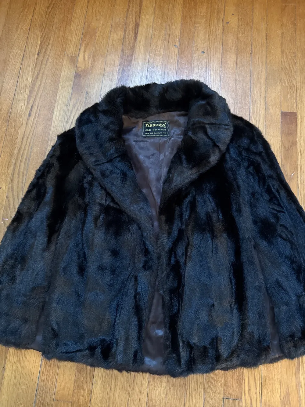 70s Faux Fur Shawl photo 1