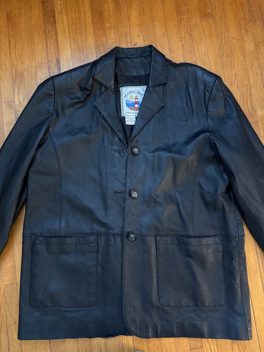 90s Atlantic Beach Leather Jacket photo 1