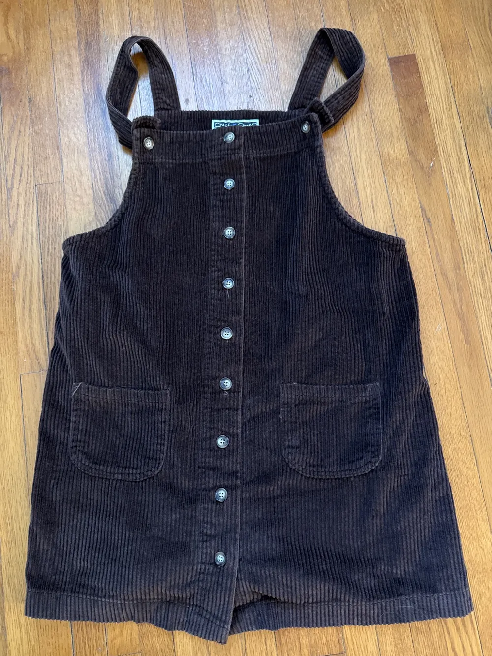 90s Brown Corduroy Dress photo 1