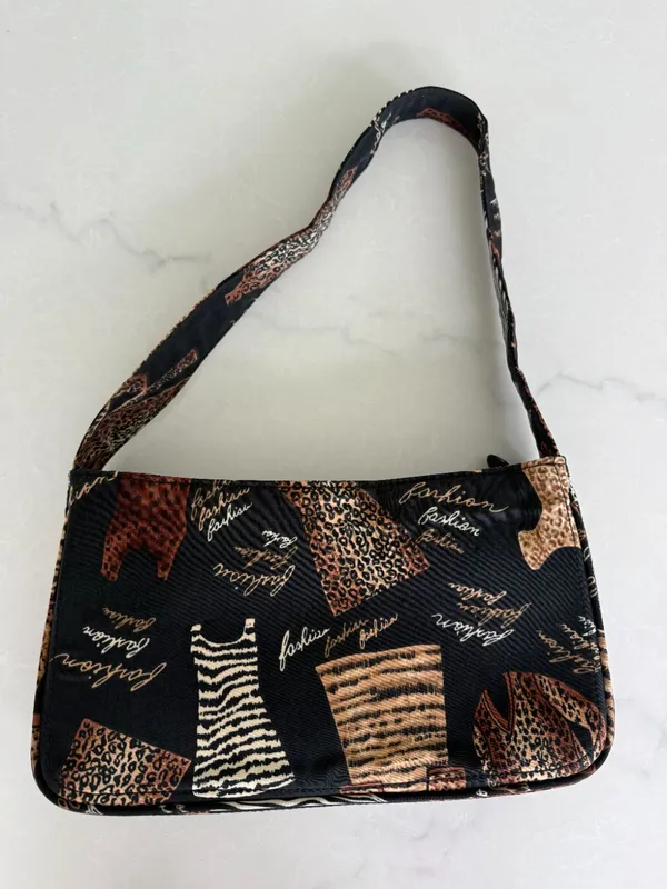 90s Fashion Print Purse