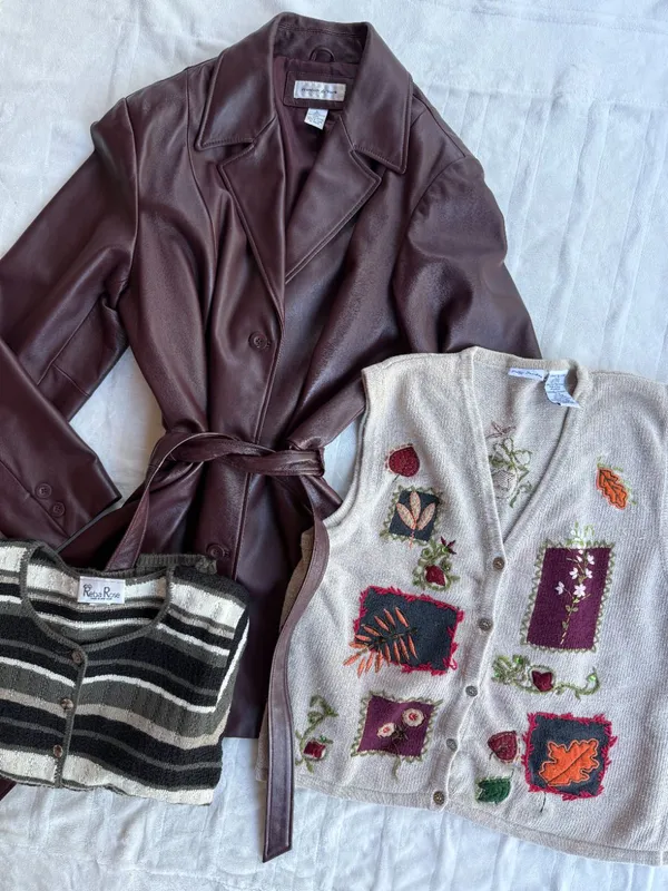 90s Chocolate Brown Lambskin Leather Jacket