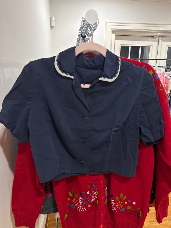 50s Navy Bolero Jacket