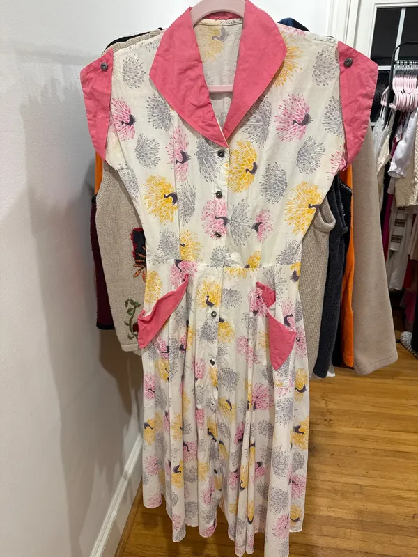 40s/50s Peacock Dress