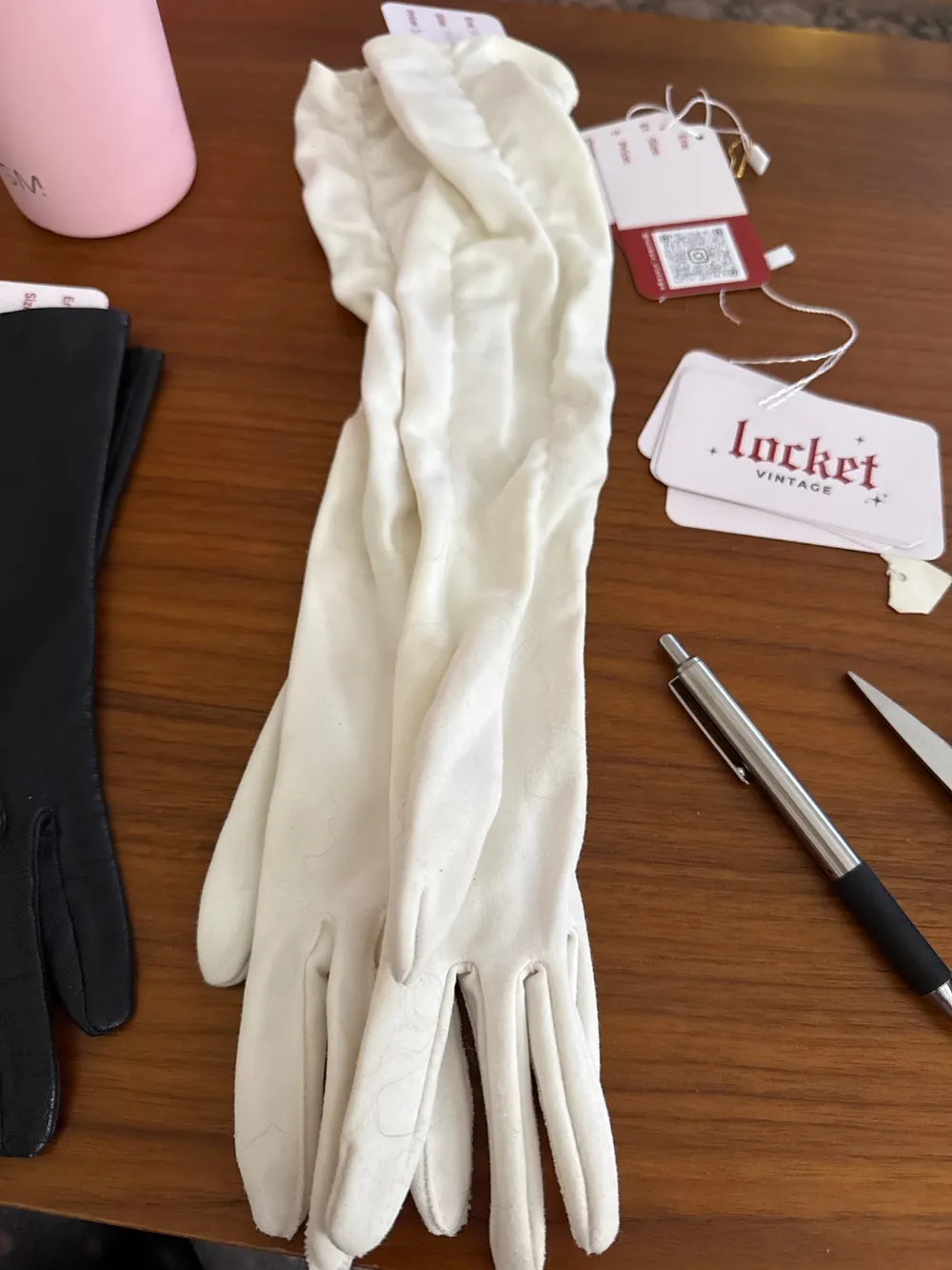 50s/60s Long White Gloves photo 1