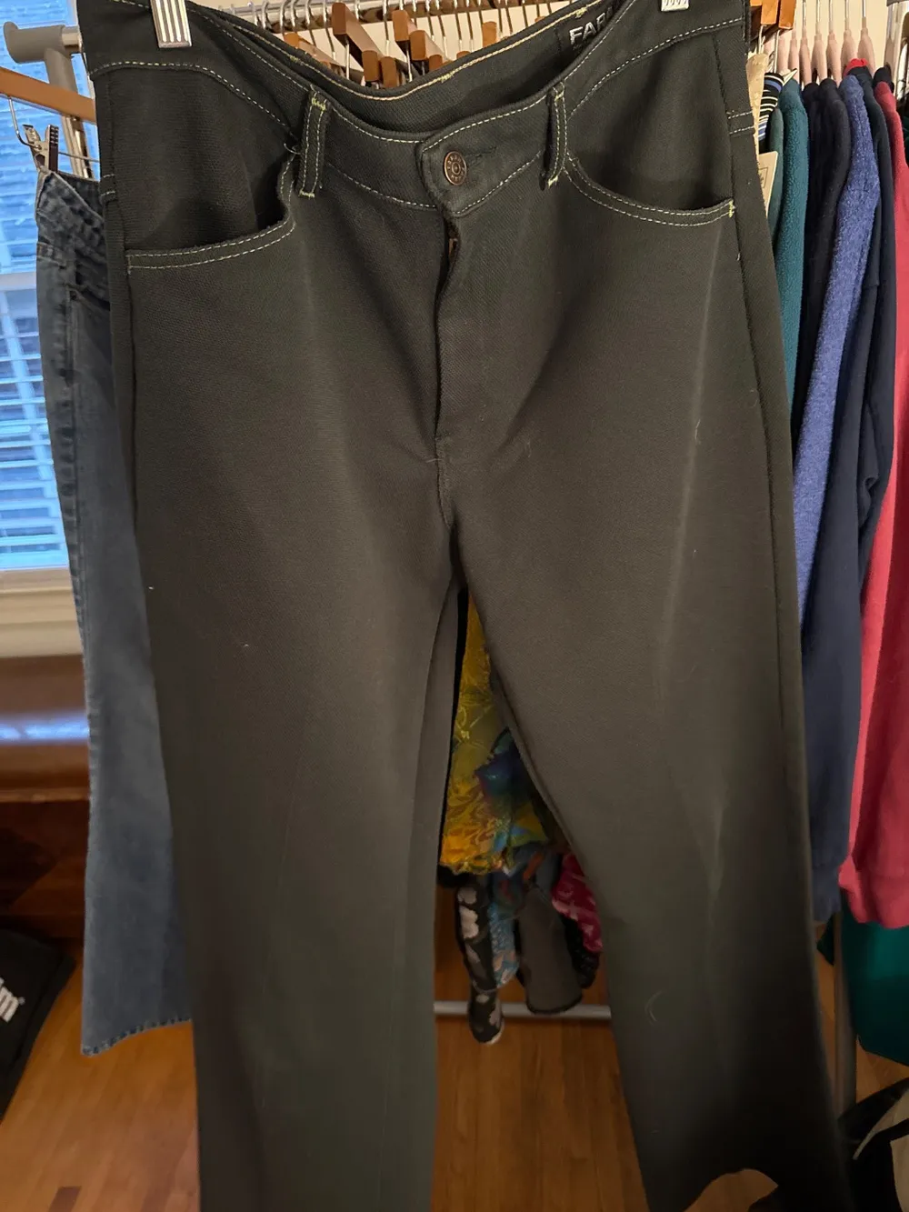 70s Green Pants photo 1