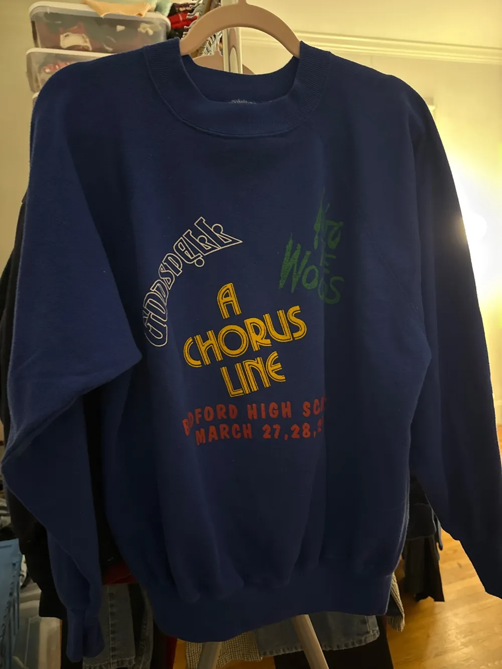 1992 Blue Chorus Sweatshirt photo 1