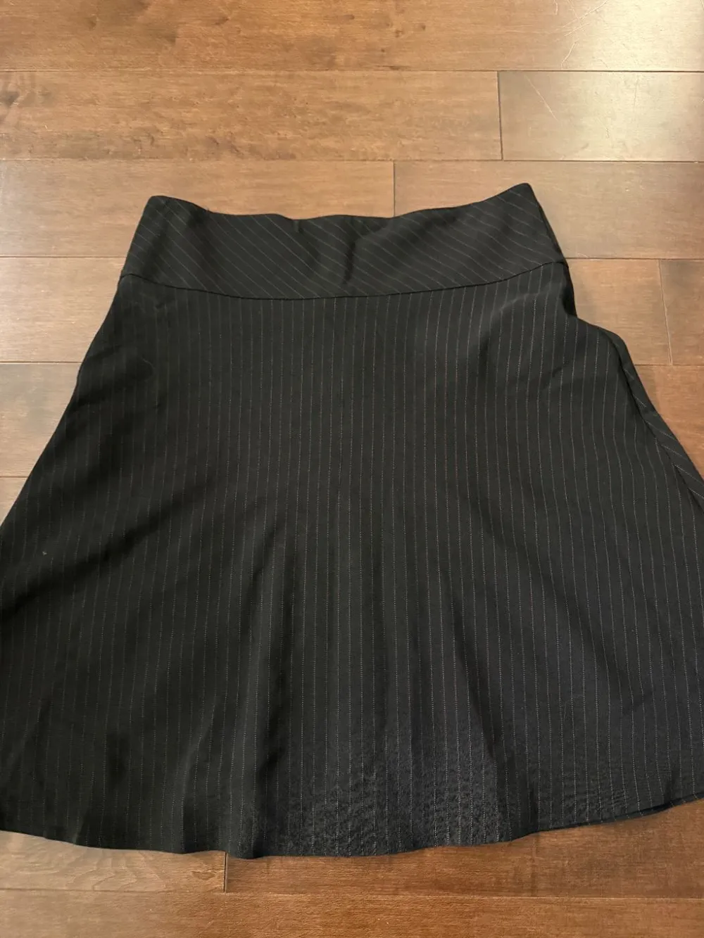 90s Heart Soul Black Pin Stripe Mini Skirt photo 1